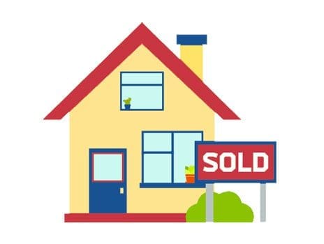 Sold House With Tree in Yard.